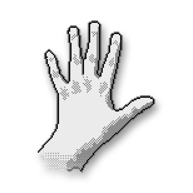 White Knuckle Hand Left